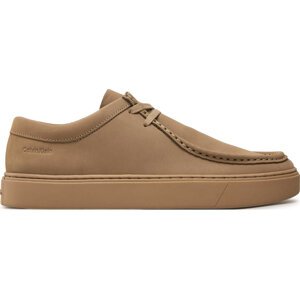 Mokasíny Calvin Klein Apron Lace Up Nb HM0HM01532 Béžová