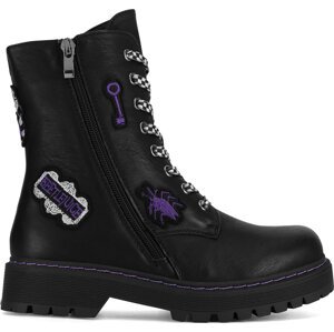 Kotníková obuv BEETLEJUICE CS-AW24-315WBBJ Černá