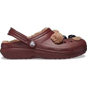 Nazouváky Crocs Classic Lined Iam Brown Bear Clog K 210399 Hnědá