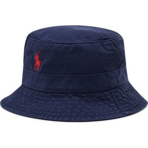 Klobouk Polo Ralph Lauren Bucket Hat 321865165001 Tmavomodrá