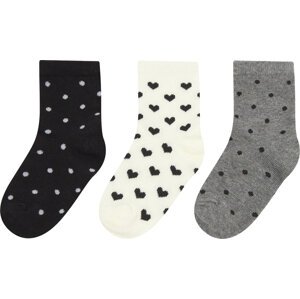 Sada 3 párů dětských vysokých ponožek Nelli Blu 7KB-003-SS24 (3-PACK) Barevná