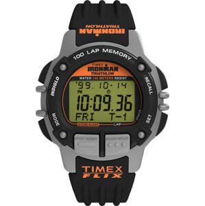 Hodinky Timex Ironman Flix 100 Lap TW5M63200 Černá