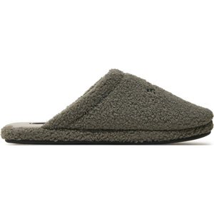 Bačkory Tommy Hilfiger Warm Curly House Shoe FM0FM05226 Šedá