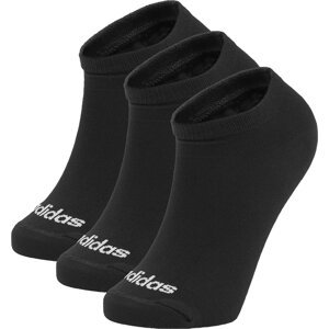 Sada 3 párů nízkých ponožek unisex adidas IC1299 3-PACK Černá