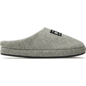 Bačkory Tommy Hilfiger Flag Herringbone House Shoe FM0FM05304 Šedá