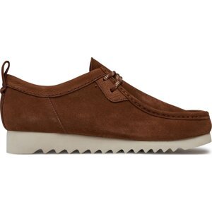 Mokasíny Clarks Wallabeeftrelo 26176225 Hnědá