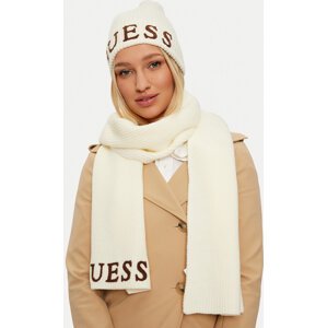 Sada čepice a šál Guess GFBOXW P4402 Écru