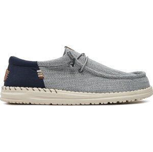 Mokasíny Hey Dude Wally Funk Nylon Craft 40677-410 Tmavomodrá