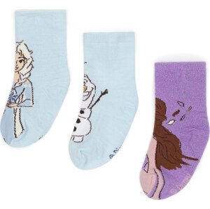 Ponožky Frozen ACCCS-AW24-234DFR (3-pack) Fialová