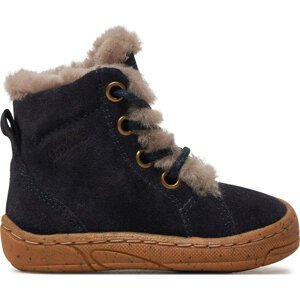 Kotníková obuv Froddo Minni Suede Laces G2110140-4 M Modrá