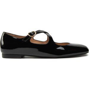 Baleríny Stuart Weitzman Clem Flat SK070 Černá