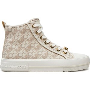 Plátěnky MICHAEL Michael Kors Evy High Top 43F4EYFE5B Béžová