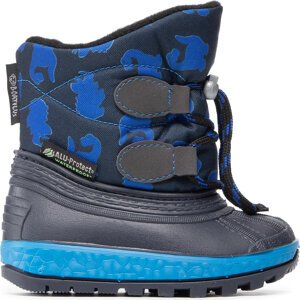 Sněhule Boatilus Kd Joggy Sport Lace NJ09 VAR.17ZT Tmavomodrá