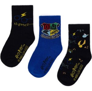 Ponožky Harry Potter ACCCS-AW24-226WBHP (3-pack) Černá