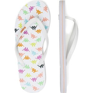 Žabky Kappa 351C22W White - Pink Coral - Pink Fuchsia Barevná