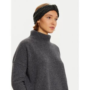 Textilní čelenka Buff Knitted Headband Caryn 126465.901.10 Šedá