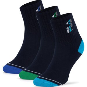 Ponožky Fila F8083-AW24 (3-pack) Tmavomodrá