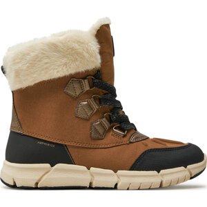 Sněhule Geox J Flexyper Girl B Ab J46APA 0AU50 C6175 S Hnědá