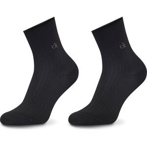 Dámské klasické ponožky Calvin Klein 701229681 Černá