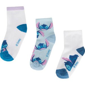 Sada 3 párů dětských vysokých ponožek Disney Classics ACCCS-AW24-329DCLS (3-pack) Barevná