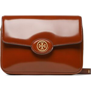 Kabelka Tory Burch Robinson Spazzolato 143122 Hnědá