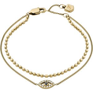 Náramek Fossil Sutton Evil Eye JF04794710 Zlatá