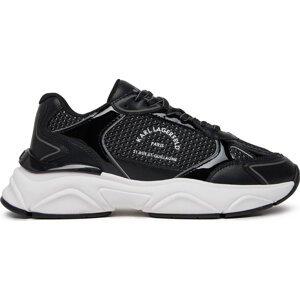 Sneakersy KARL LAGERFELD Komet KL56538A Černá