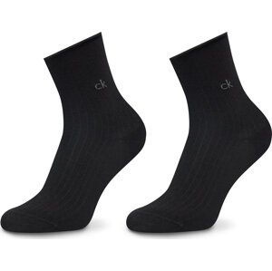Dámské klasické ponožky Calvin Klein 701229681 Černá
