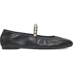 Baleríny Stuart Weitzman Goldie Ballet Flat SF896 Černá