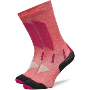 Vysoké dětské ponožky X-Socks Ski Discover WYDDW24J Růžová