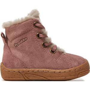 Kotníková obuv Froddo Minni Suede Laces G2110140 M Růžová