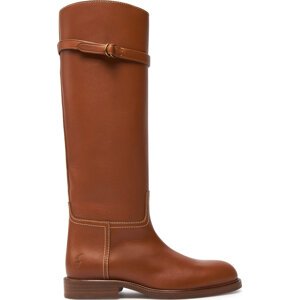 Kozačky Polo Ralph Lauren 818959252001 Hnědá