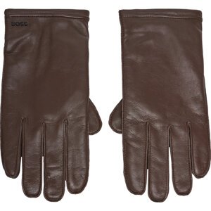 Pánské rukavice Boss Kranton 50526680 Hnědá
