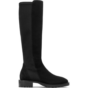 Kozačky Stuart Weitzman Knee-Hi Lug Boo SC719 Černá