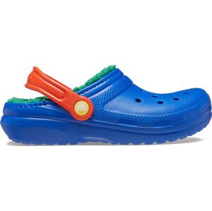 Nazouváky Crocs Classic Lined Clog Kids 207010 Modrá