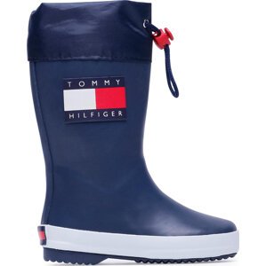 Holínky Tommy Hilfiger Rain Boot T3X6-30766-0047 M Tmavomodrá