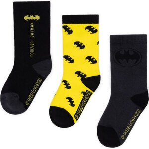 Ponožky Batman ACCCS-AW24-223WBBAT (3-pack) Černá