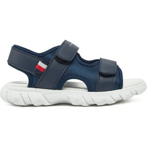 Sandály Tommy Hilfiger Velcro Sandal T1B2-33898-1591 S Tmavomodrá