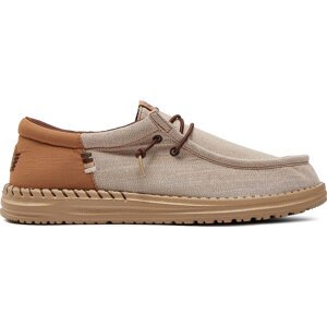Mokasíny Hey Dude Wally Funk Nylon Craft 40677-2DM Hnědá