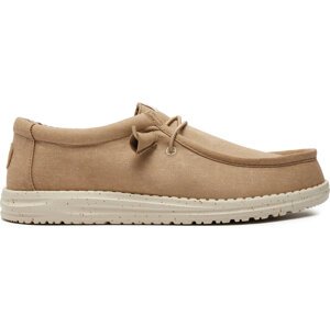 Mokasíny Hey Dude Wally Canvas 40700-256 Béžová