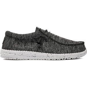 Mokasíny Hey Dude Wally Sport Knit 40536-066 Černá