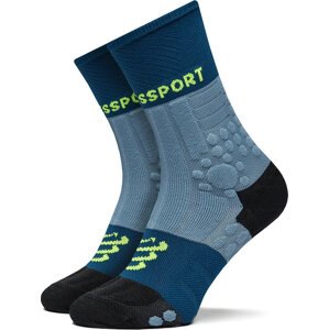 Klasické ponožky Unisex Compressport Pro Racing Socks Winter Trail SCRU2045 Modrá