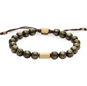 Náramek Fossil Galaxy Beads JF04820710 Khaki