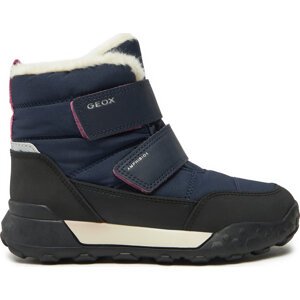 Sněhule Geox J Trekkyup Girl B Ab J46M7B 0FU50 C4002 S Tmavomodrá