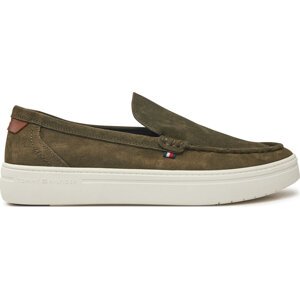Mokasíny Tommy Hilfiger FM0FM05354 Zelená