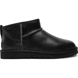 Sněhule Ugg M Classic Ultra Mini Lthr Regen 1158191 Černá