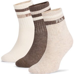 Ponožky Fila F8207-AW24 (3-pack) Écru