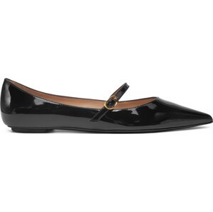 Polobotky Stuart Weitzman Emilia Mary Jane Fla SH288 Černá