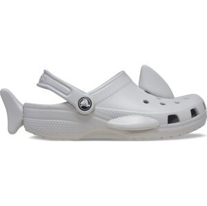 Nazouváky Crocs Classic Iam Shark Clog K 210014 Šedá
