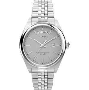 Hodinky Timex Legacy Day and Date 41mm TW2V67900 Stříbrná